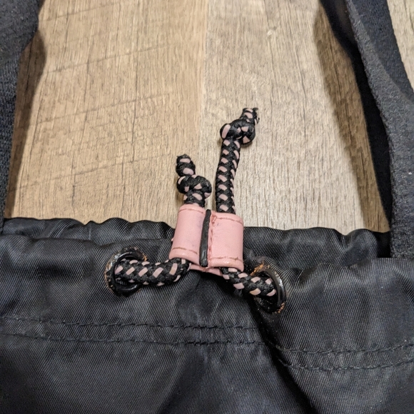 Victoria's Secret Black Drawstring Bag - Picture 3 of 3